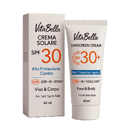کرم ضد آفتاب ویتابلا spf 30 بی رنگ | Vitabella