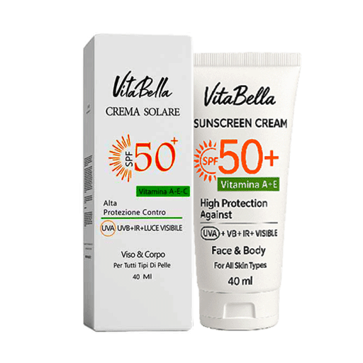 کرم ضد آفتاب ویتابلا spf 50 بی رنگ | Vitabella